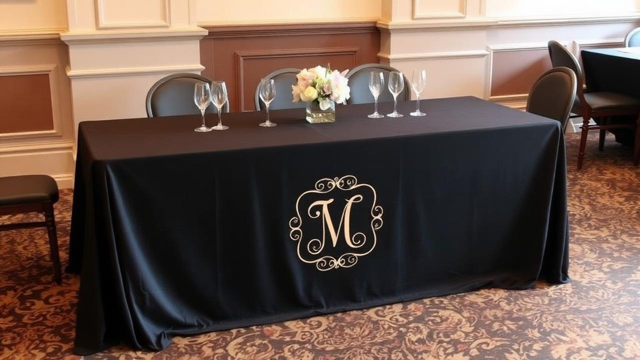 Personalized Table Covers for Events | Custom Options